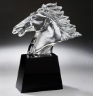 Fury Horse Head Crystal Award