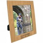 Personalize Bamboo Laserable Leatherette Picture Frame