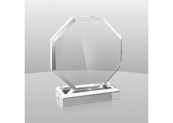 Clear Octagon II Acrylic Award