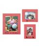 Pink Laserable Leatherette Picture Frame